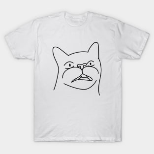 Shocked Funny Cat T-Shirt